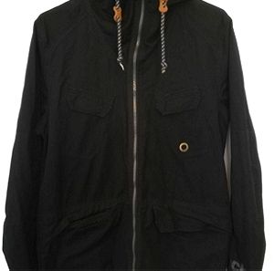 Bench size medium μπουφάν μαύρο ελαφρύ με κουκούλα άριστη κατάσταση jacket excellent condition