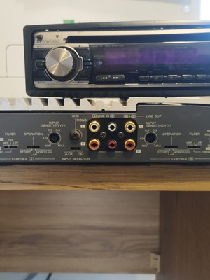 Kenwood KAC 746+ KDC-W4644U ενισχυτής αυτοκινήτου και ραδιόφωνο USB μεταχειρισμένο