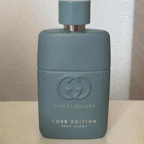 Gucci Guilty Love Edition Pour Homme perfume used, regular fragrance