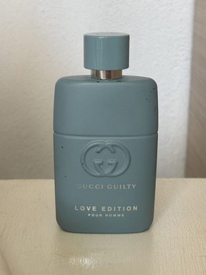 Gucci Guilty Love Edition Pour Homme perfume used, regular fragrance