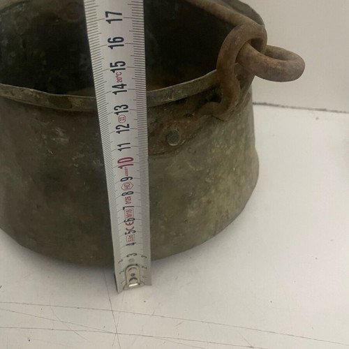 Copper pot used, antique