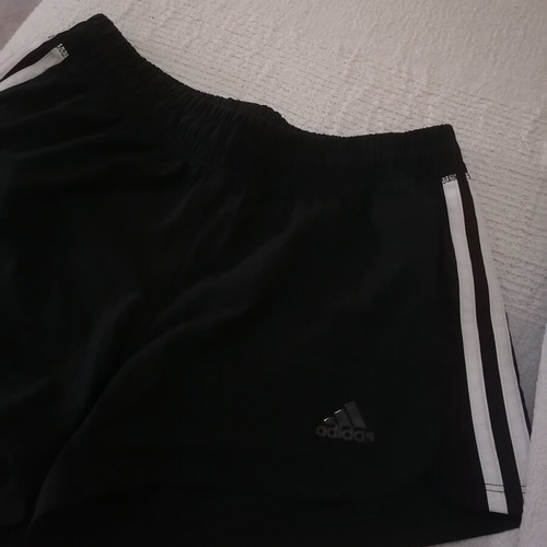 Adidas running shorts XS, black and white