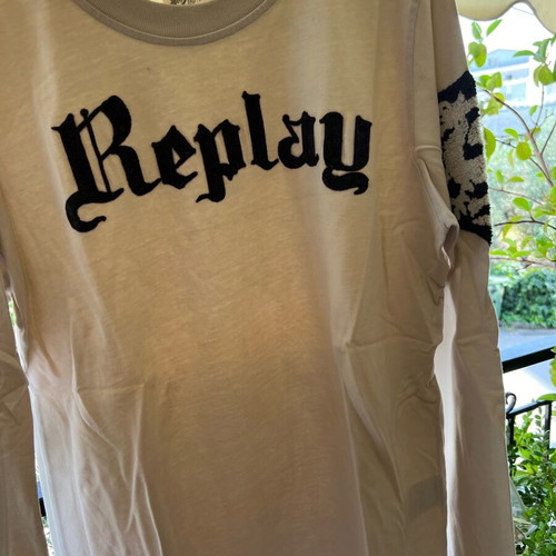 Replay men's long sleeve shirt used, size Large