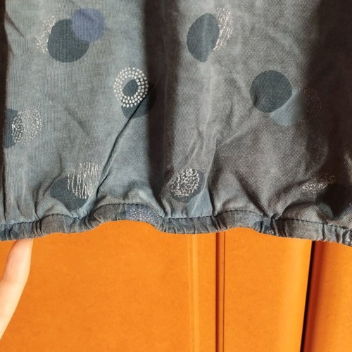 Short-sleeve blouse like new, size S, blue