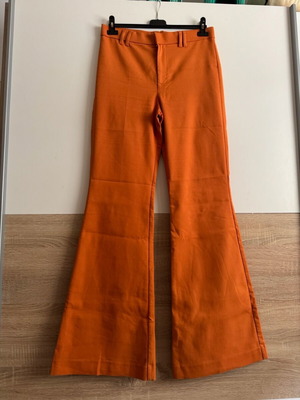 Zara flared pants like new, orange, size L