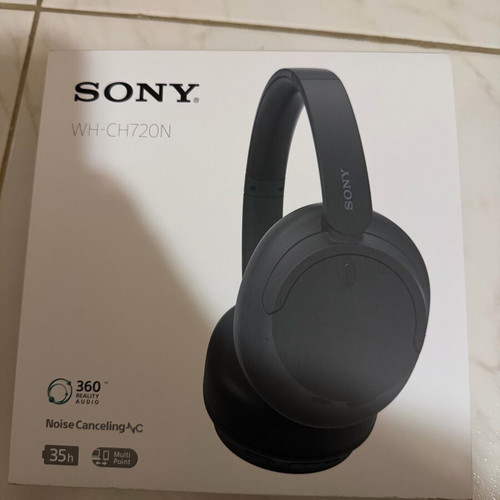Sony WH-CH720N Ασύρματα Over Ear Ακουστικά Καινούργια Μαύρα με 35 ώρες Λειτουργίας