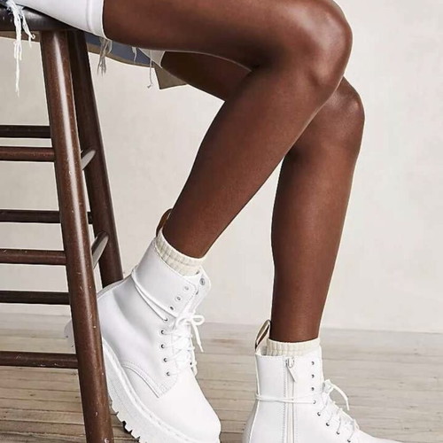 Dr. Martens Vegan Jadon II Mono Kemble Platform Boots new, size 40