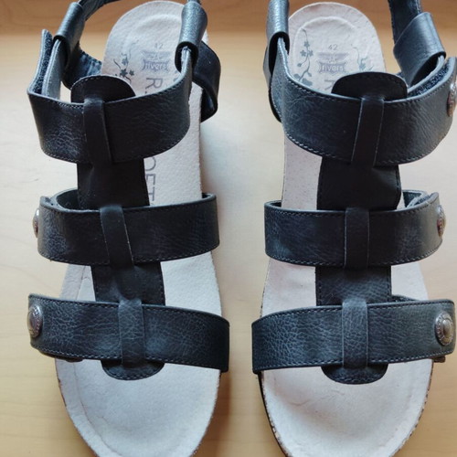 Women's sandals new, size 42, dark gray