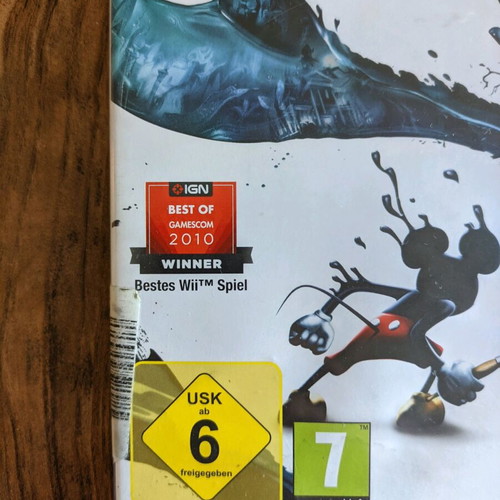 Mickey Epic Wii game used, action adventure