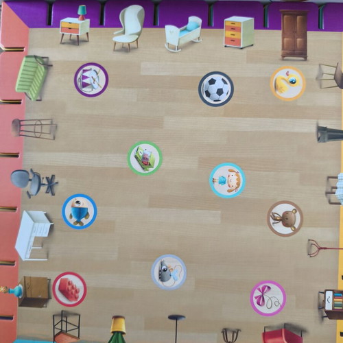 Mαλλιά κουβάρια board game like new, 5+ years, 2-4 players