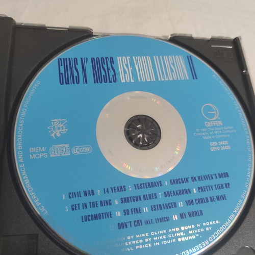 Use Your Illusion II CD by Guns n' Roses like new, rock