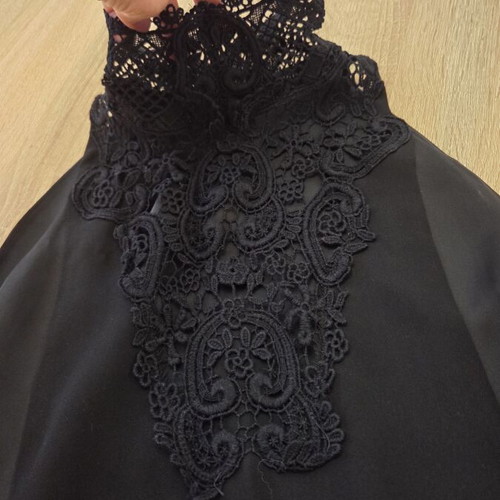 Zara evening summer dress black, new, lace design
