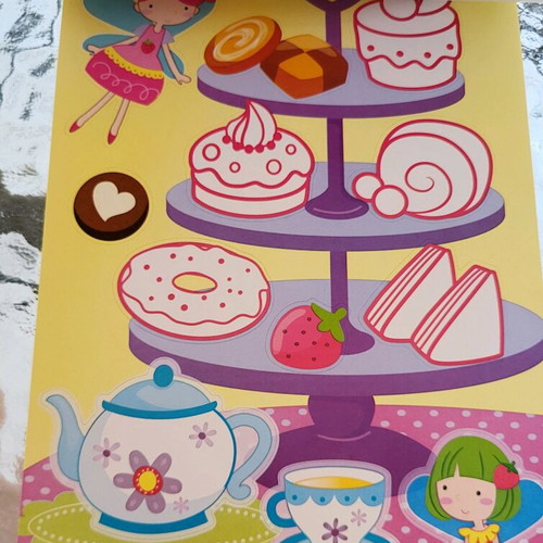 Coloring album with stickers new