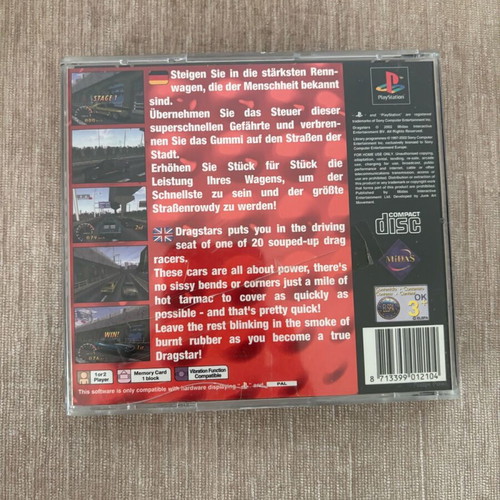 Dragstars PlayStation 1 game used, English version