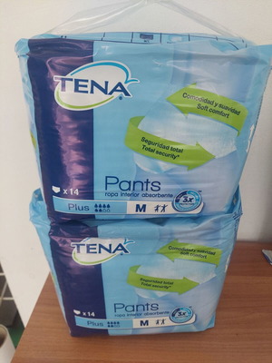 TENA Pants Plus Medium brand new, 2 packs 28 pieces