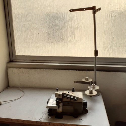 Matsushita Electric 3-Thread Overlock Sewing Machine used with table