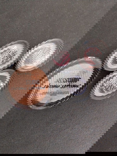Καινούργια Maybelline Face Studio Chrome Bronzer & 3 σκιές ματιών tattoo Color 24h