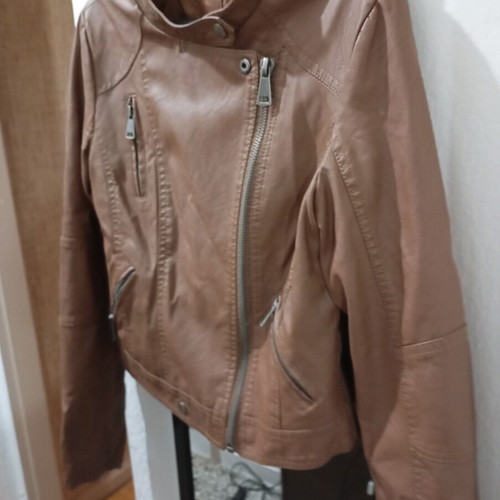 Leather jacket Desiree camel color size L like new
