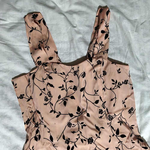 Vintage style dress like new, one size fits 2XL, black and beige