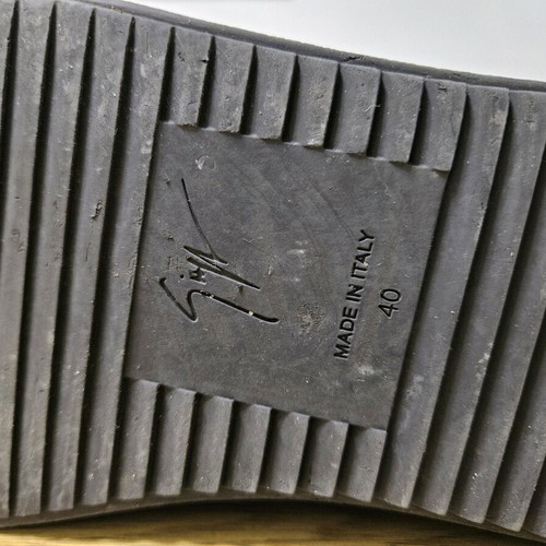 Giuseppe Zanotti sneakers used, size 40, black leather