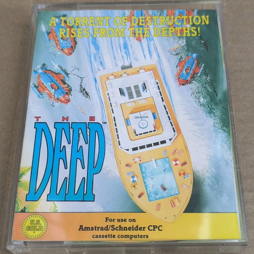 The Deep (US Gold / Cream) Amstrad Cassette like new
