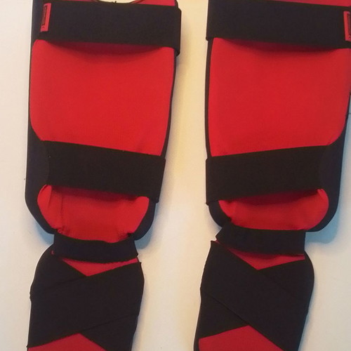 Children's boxing set used with hand pads