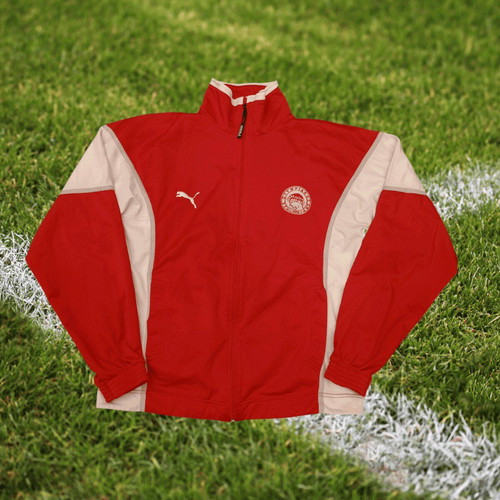 Vintage Olympiakos Puma King jacket used, Retro 00s edition