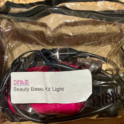 Dinair Airbrush for Makeup used, Beauty Basic Kit Light