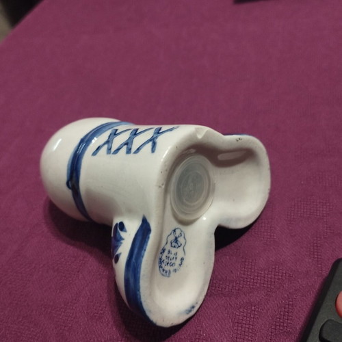 Salt shaker penis phallus new, Dutch porcelain