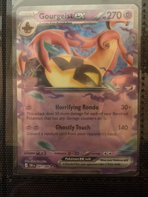 Gourgeist EX card new