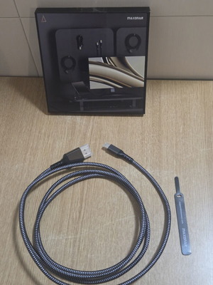 Maxonar USB C to DisplayPort cable new, braided design