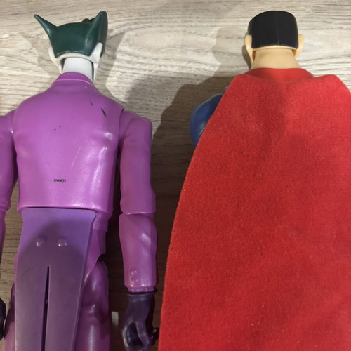 Joker and Superman action figures used set