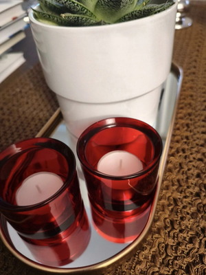 IKEA Candleholders like new, set of two for tealights