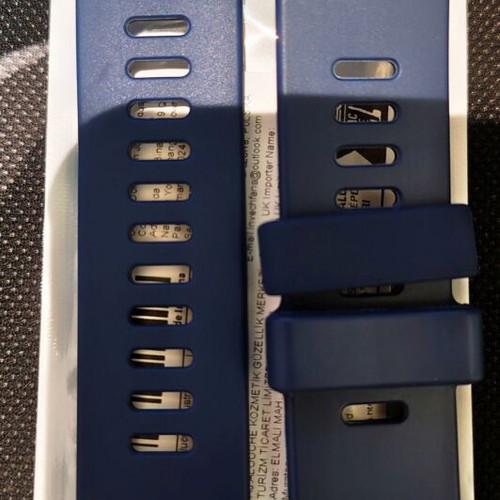Navy Blue Silicone Strap for Xiaomi Redmi Watch 4/5/6 and Band 8/9 Pro