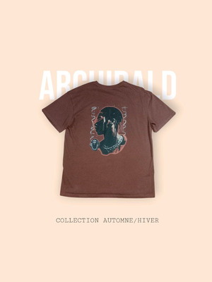 Travis Scott Mister Tee authentic T-shirt like new, black and brown