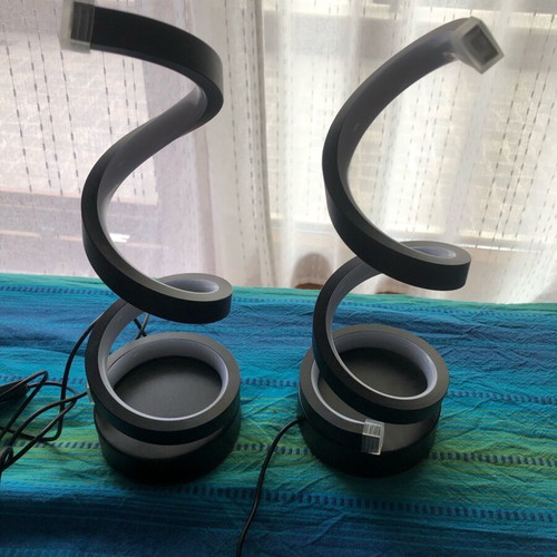 Table lamps led with three colors, like new