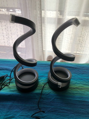 Table lamps led with three colors, like new