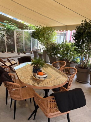 Outdoor dining set with 6 chairs