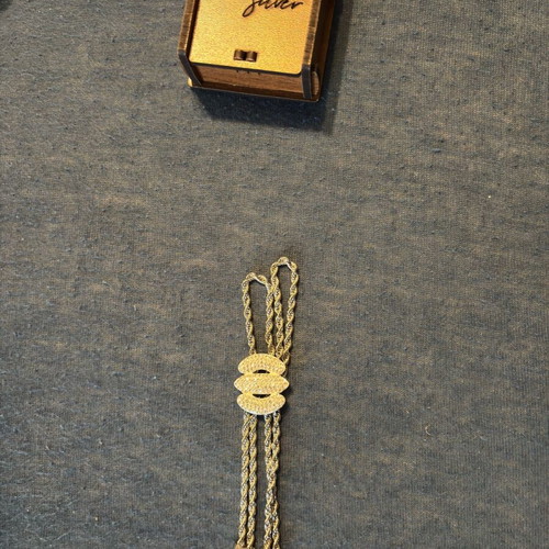 Silver shiny chain like new made of stainless steel