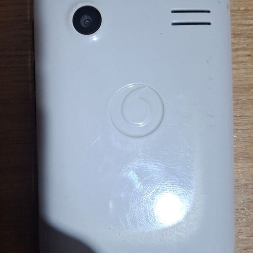 Vodafone Make a Splash 455 mobile phone used, white, dual SIM