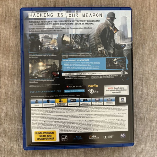 Watch Dogs PlayStation 4 game