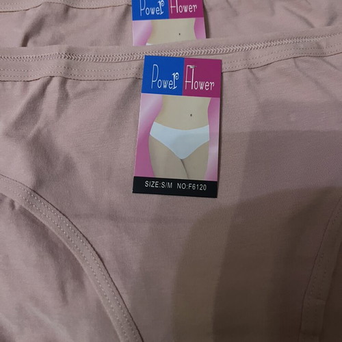 Women's cotton underwear set S/M new, black and pink
