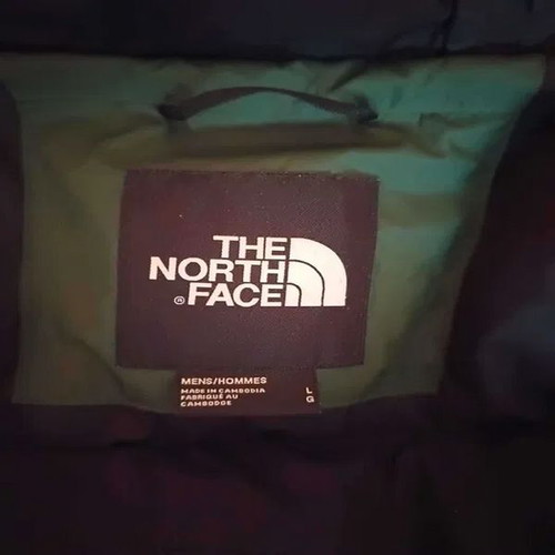 The North Face jacket dark green, like new, size L