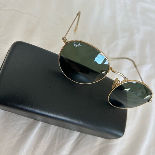 Ray-Ban sunglasses new, green with gold