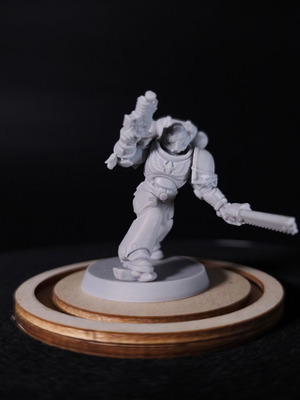 Μινιατούρα Sci-Fi Marine ρητίνης άβαφη, κλίμακας 28–32mm, καινούργια