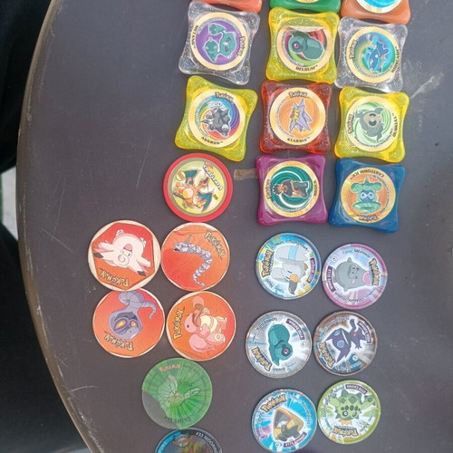 Pokémon caps used, set from various collections