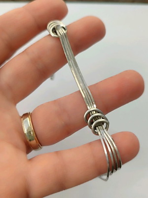 Ασημένια αλυσίδα χεριού 925 Made in Italy καινούργια