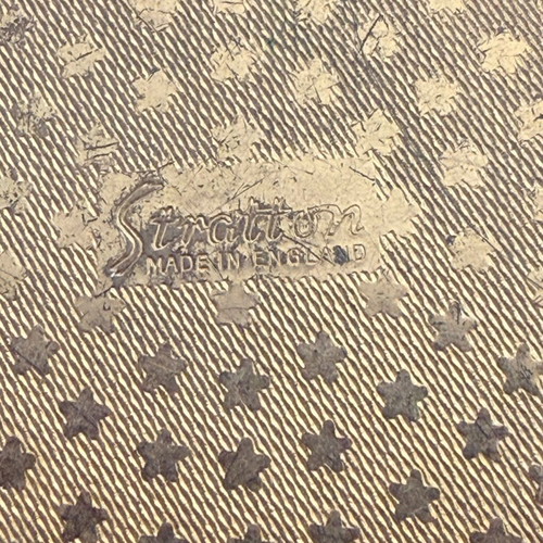 Vintage English Powder Compact used for collection