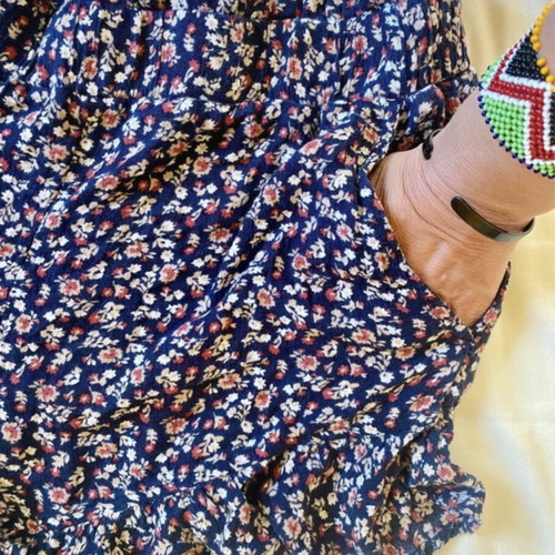 Hollister Ultra High Waisted Summer Shorts XS Romantic Floral Ruffle