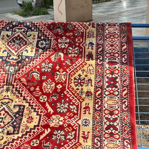 Handmade Turkish Wool Rug used 260x160 cm vintage oriental